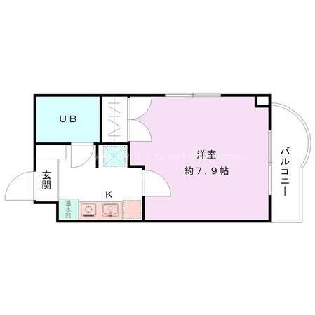 シャトー上大川前の物件間取画像